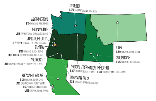 Regionally Grown Legumes