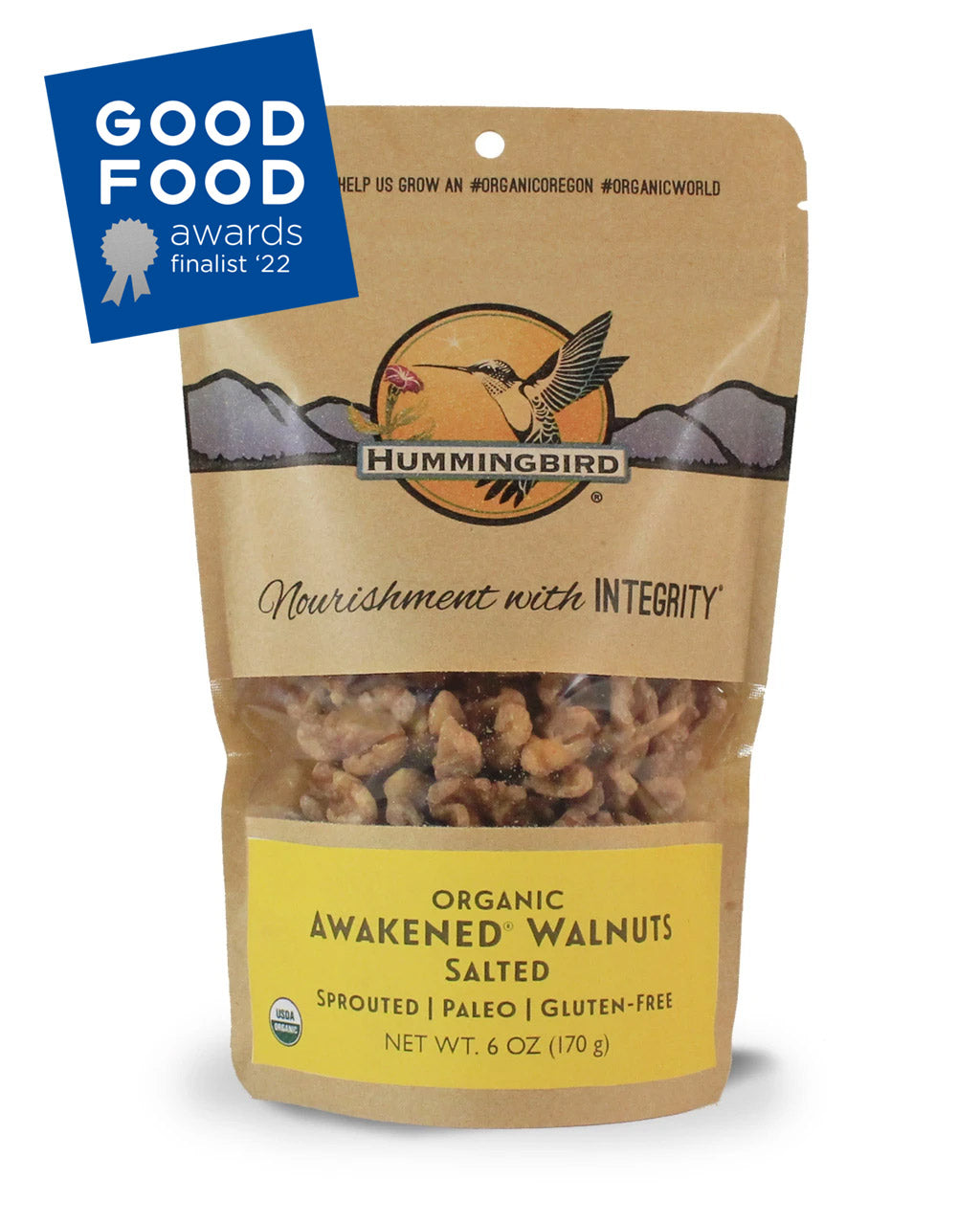 Awakened® Walnuts, Lightly Salted