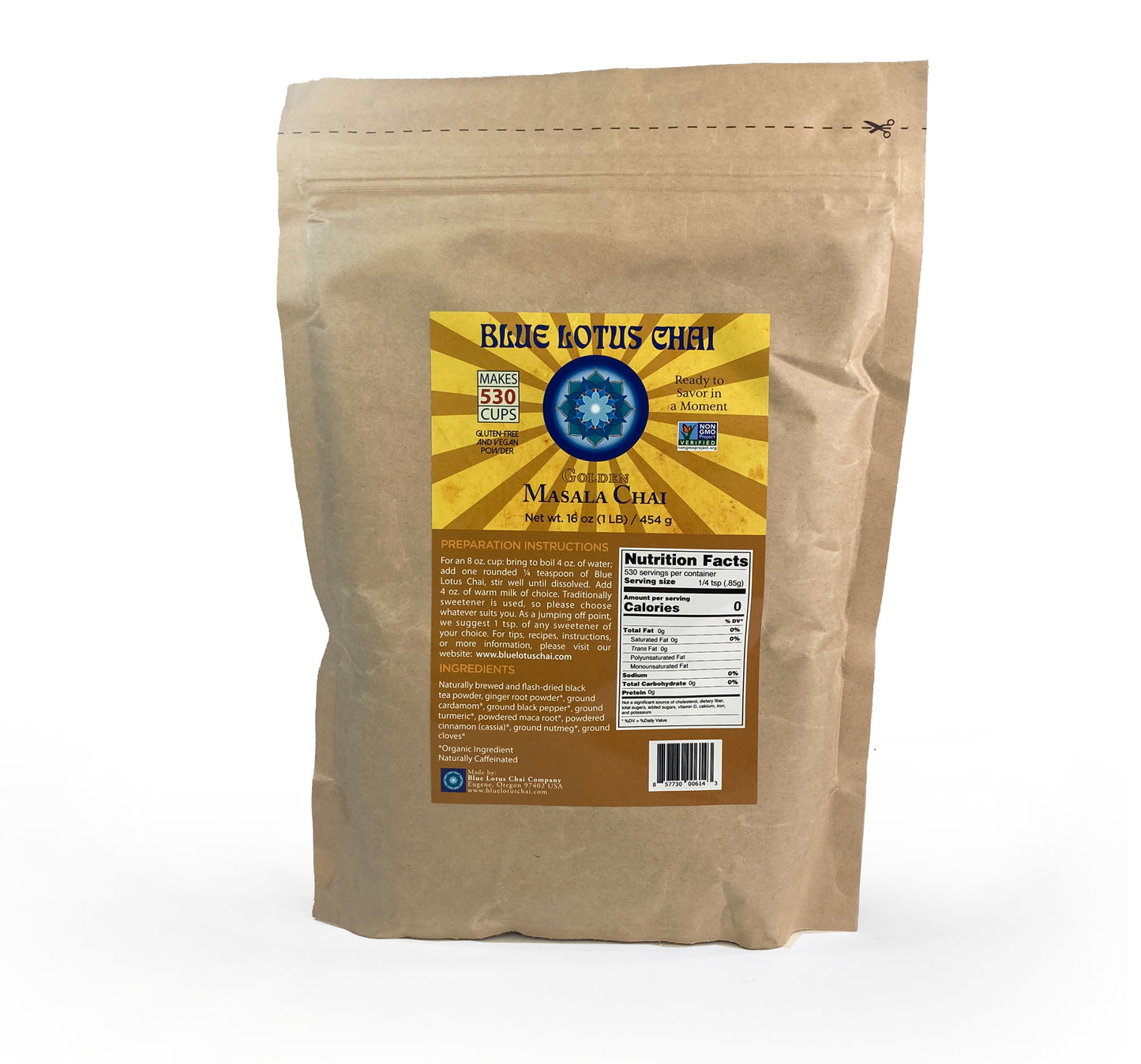 Chai, Golden Masala, Blue Lotus